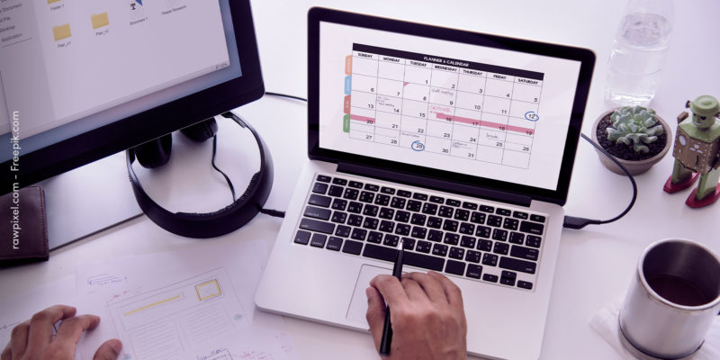 cómo crear un calendario de publicaciones para redes sociales pre evento